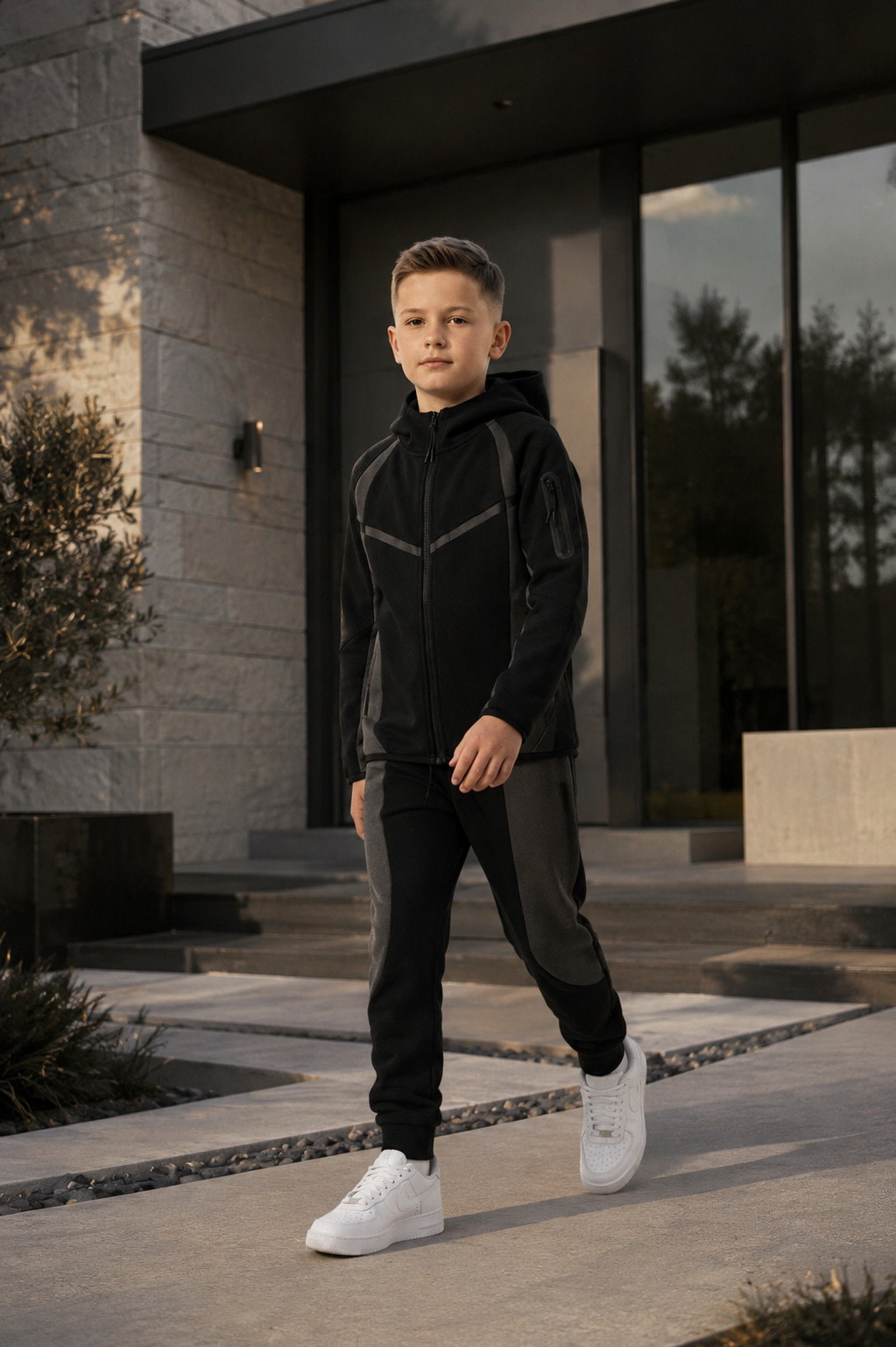 Herdenk moderne kinderkleding